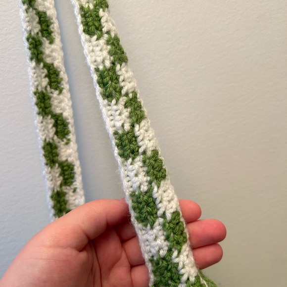 Checkered crochet bag - Picture 3 of 3